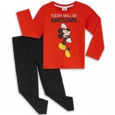 FFX83: Boys Mickey Mouse Pyjama (2-5 Years)